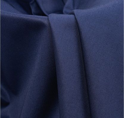 Υφασμένο ύφασμα Lycra Twill για κοστούμια Πολυπόμβατο / βαμβάκι Spandex 250gm 21*16 70d πλάτος 58/60