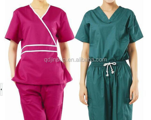 TWILL Pattern Polyester/Rayon Spandex Νοσηλευτική Ιατρική Σκρούμπς Υφάσματα για Ομοσπονδία Νοσοκομείου