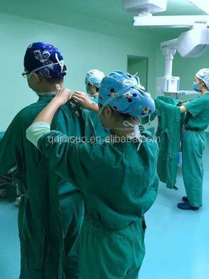 Δυσσωματότητα 130*70 Βατ/Αναδραστική χρωματιστική υφαντική ύφασμα TC 63*35 Ιατρικό νοσοκομείο Νοσηλευτική εργασιακή ένδυση ύφασμα