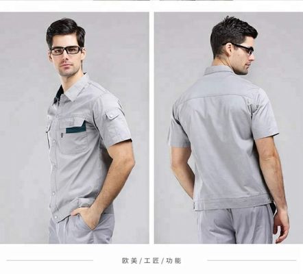 Ανθεκτικό στη συρρίκνωση 190gm Poly Cotton Twill Workwear Fabric T/C 65/35 21x21 108x58 Drill