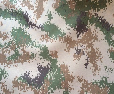 Πολυεστέρα/ βαμβάκι 65/35 Εκτύπωση Αδιάβροχο σκούρο πράσινο ύφασμα για στολές και στολές