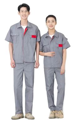 Εργασιακά ρούχα Τεξίλ Καθαρό στυλ 65% Πολυέστερ 35% Βαμβάκι 260gm Αδιάβροχο ύφασμα καμβά