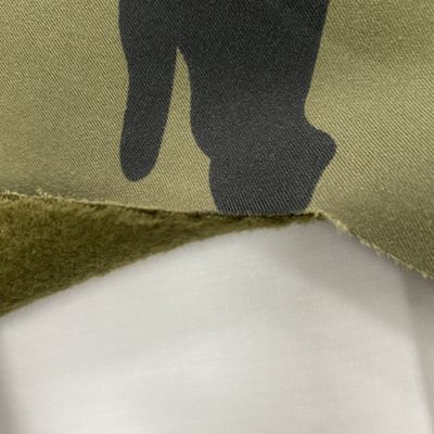 Εκτυπωμένο υδατοασφαλές κάλυμμα πολυκάμερας πολικού μαλλί υφασμάτινο για εξωτερικό μπουφάν