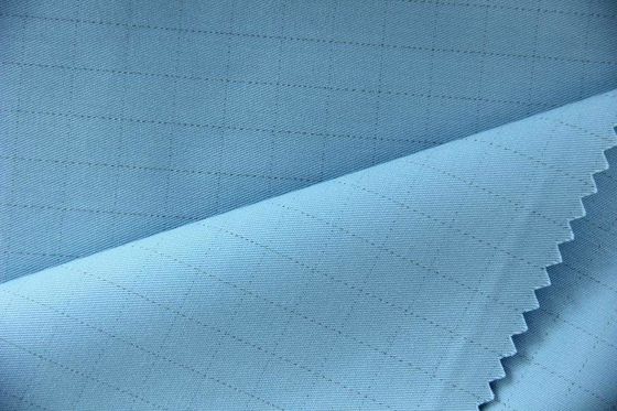 Αντιστατικό ύφασμα από πολυεστέρα βαμβακιού, αγωγών ινών, με αντοχή στην επιφάνεια 10 7-10 9