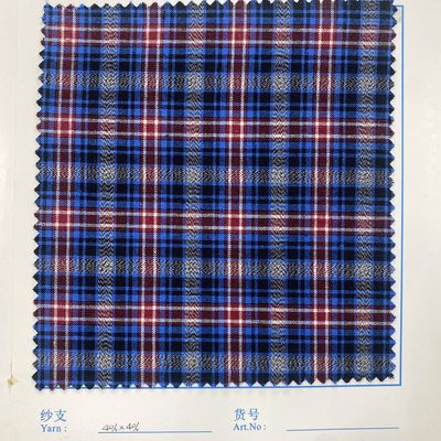 Νήμα χρωματιστή τέντωμα πτυσσών Jacquard βαρύ ύφασμα 80 20 Πολυκαμπόν TC για εργασιακά ρούχα