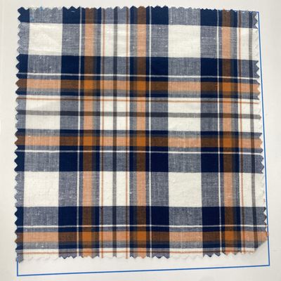 Νήμα χρωματιστή τέντωμα πτυσσών Jacquard βαρύ ύφασμα 80 20 Πολυκαμπόν TC για εργασιακά ρούχα