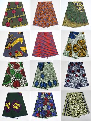 Ζωηρά χρώματα 100% βαμβάκι Batik Pagne Super Wax Ολλανδική για τα ρούχα της Αφρικής