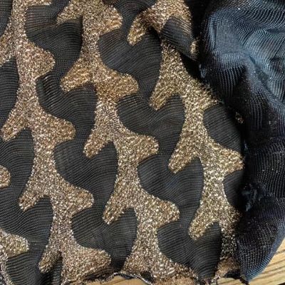 Ετοιμασμένο χρώμα Luxury Brocade Fabric 260gm Jacquard Metallic 100% Polyester