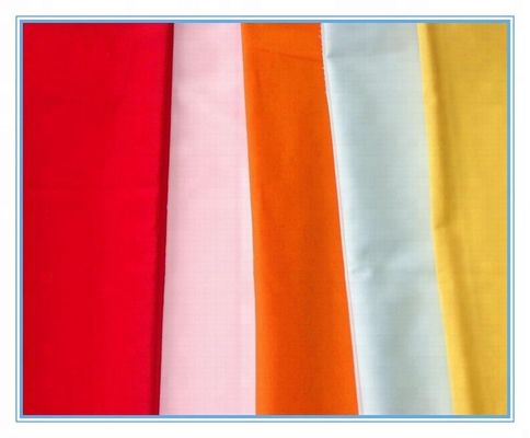 120-140gm Polyester Twill ύφασμα για εργασιακά ρούχα Ενιαία εξατομικευμένα σχέδια ανθεκτικά