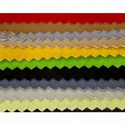 120-140gm Polyester Twill ύφασμα για εργασιακά ρούχα Ενιαία εξατομικευμένα σχέδια ανθεκτικά